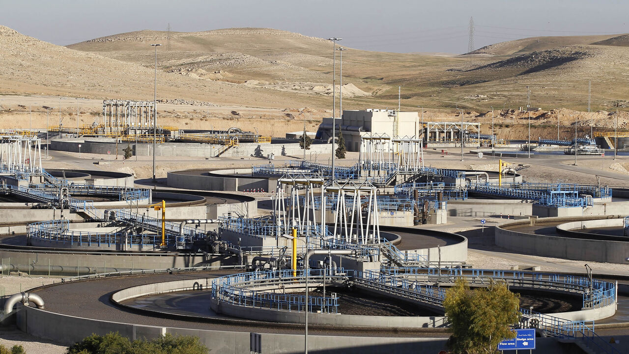 A general view shows the Samra Waste Water Treatment Plant, Zarqa, Jordan, March 13, 2018.