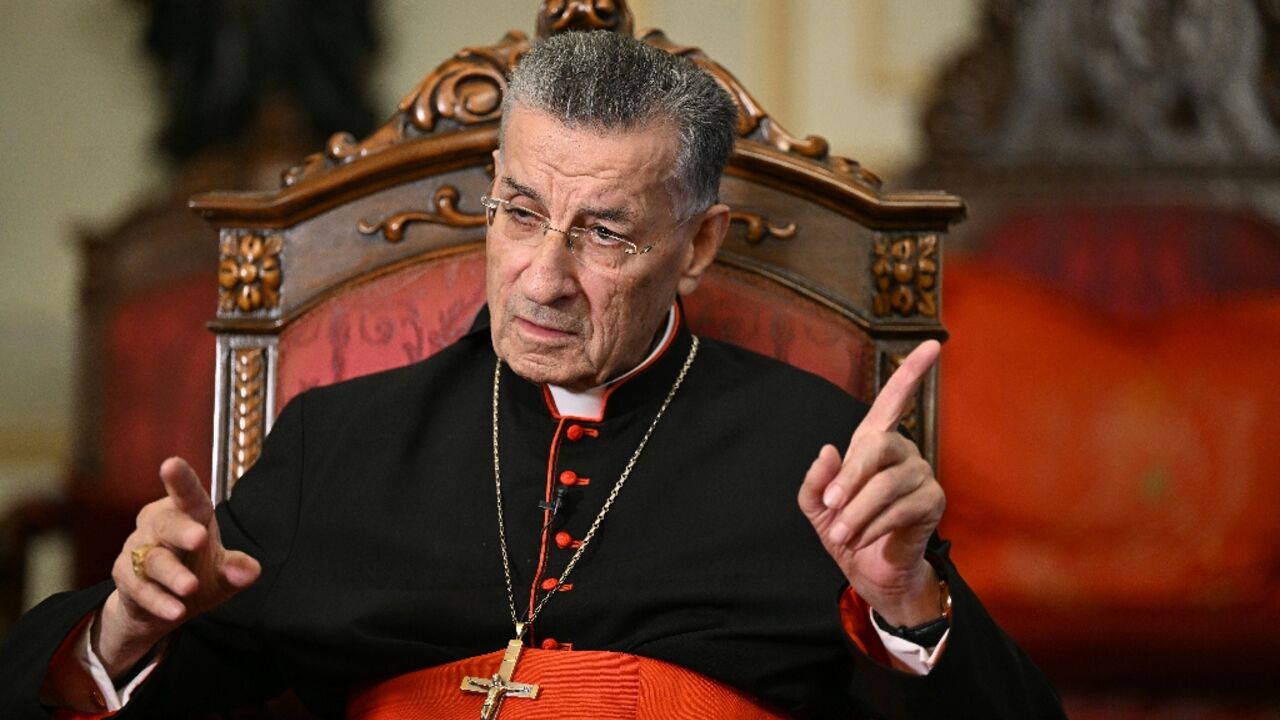 Maronite Patriarch Beshara Rai hailed Pope Leo's visit at a time of truce with Israel in Lebanon and Gaza