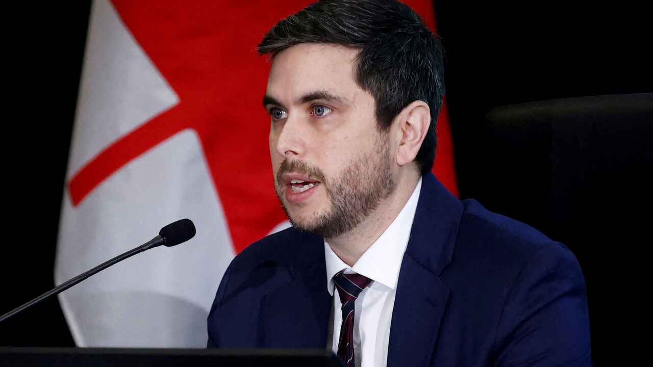 FILE PHOTO: Dan Rogers, a national security and intelligence advisor, speaks as public hearings continue for an independent commission probing alleged foreign interference in Canadian elections in Ottawa, Ontario, Canada February 1, 2024. REUTERS/Blair Gable/File Photo