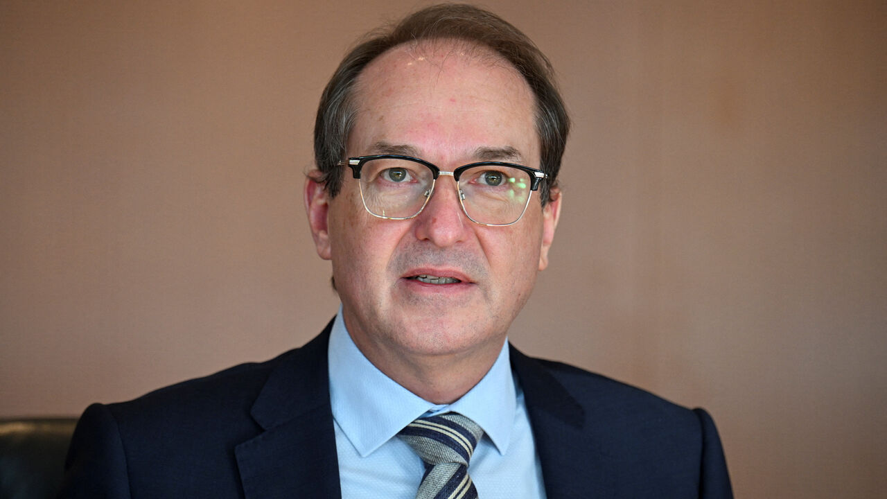 German Interior Minister Alexander Dobrindt attends a cabinet meeting at the Chancellery in Berlin, Germany November 5, 2025. REUTERS/Annegret Hilse