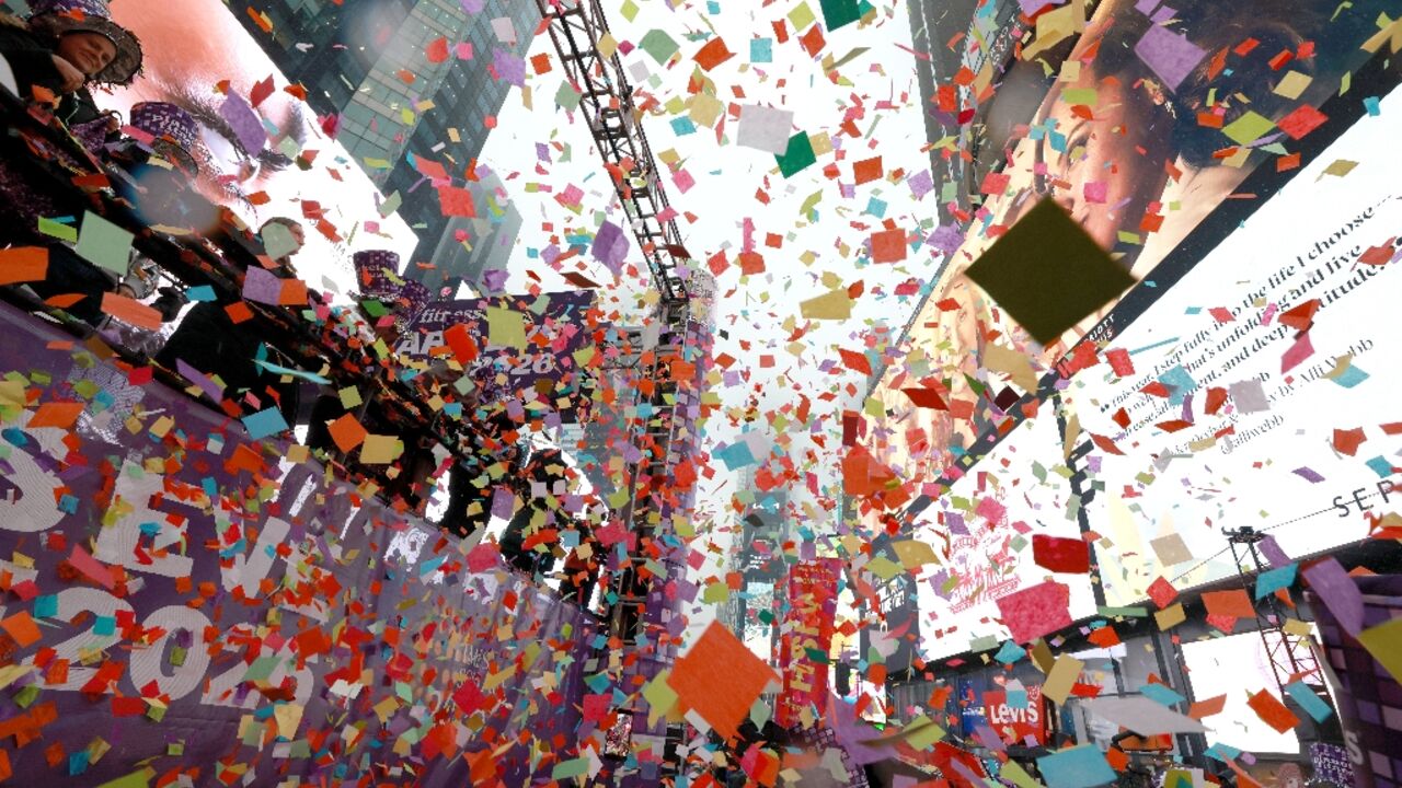 New Year's Eve rehearsals in New York, which will see in 2026 16 hours after Sydney