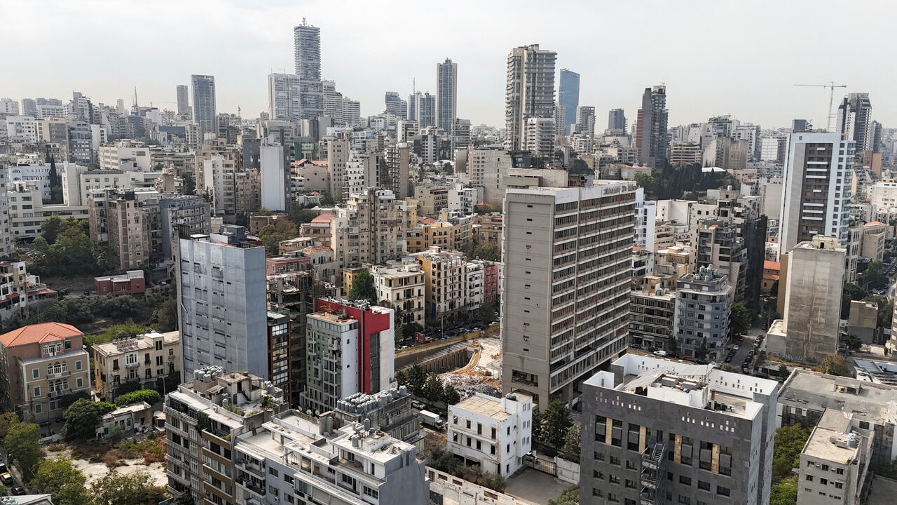A drone view of buildings in Beirut city, Lebanon, November 4, 2025. REUTERS/Emilie Madi