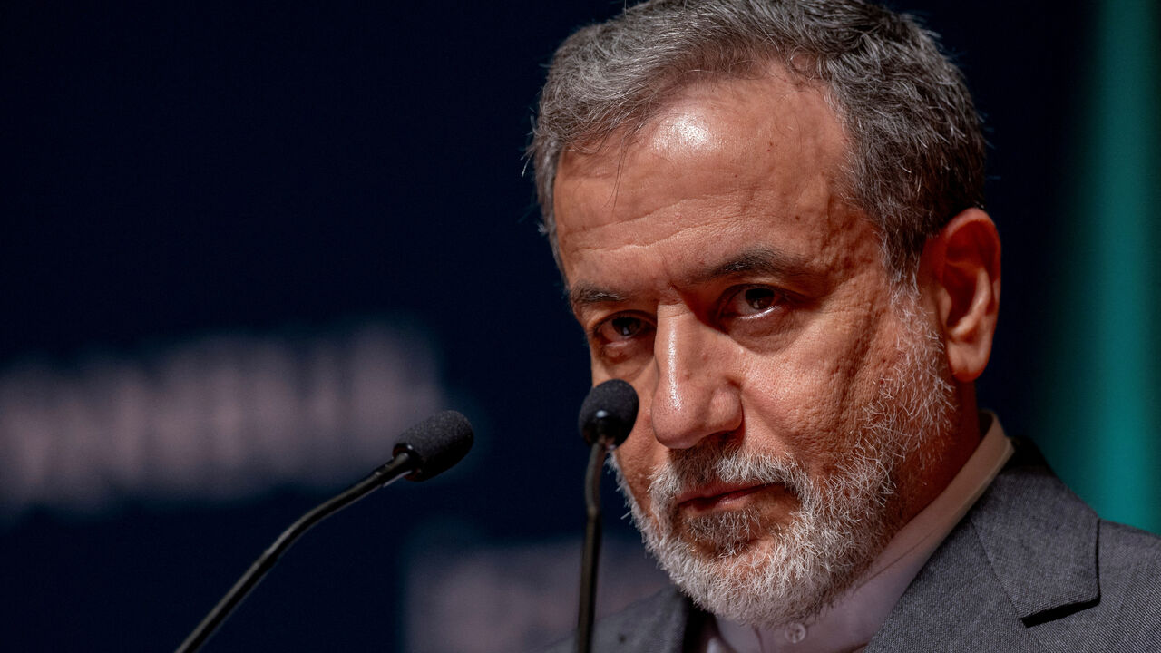 FILE PHOTO: Iranian Foreign Minister Abbas Araqhchi looks on during a press conference in Istanbul, Turkey, June 22, 2025. REUTERS/Umit Bektas/File Photo