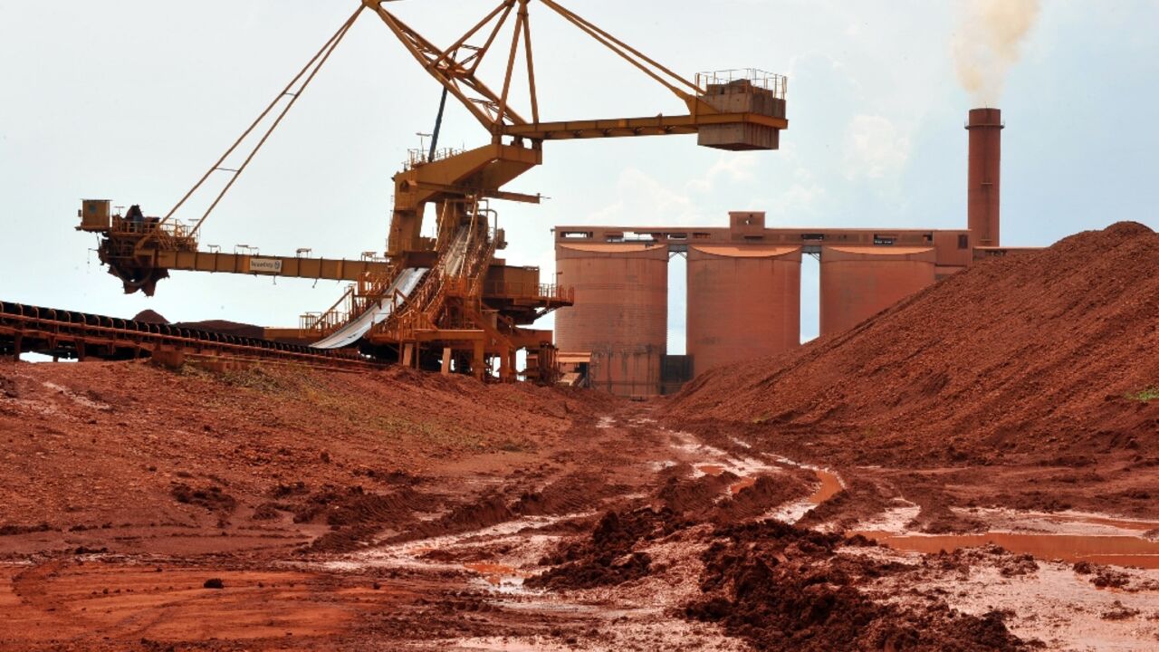 Guinea has huge deposits of bauxite, used for the production of aluminium