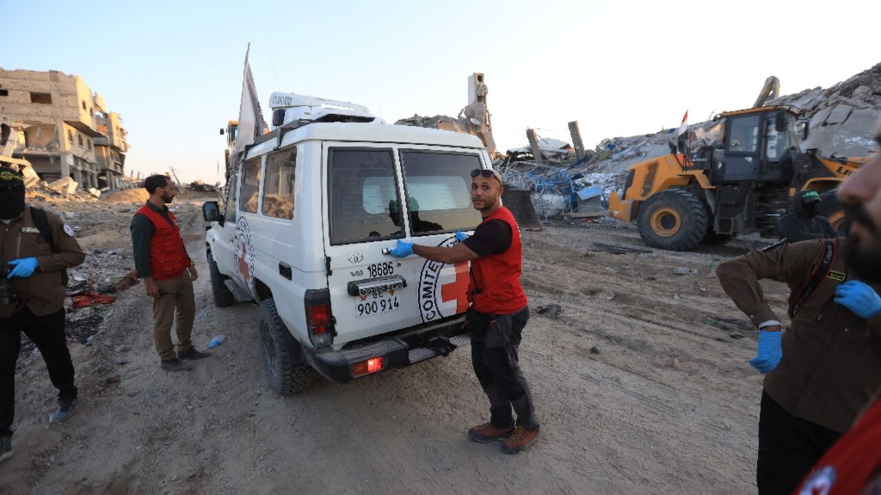 Israel has accused Hamas of dragging its feet on returning the remains, while militants say bodies are buried under vast piles of rubble