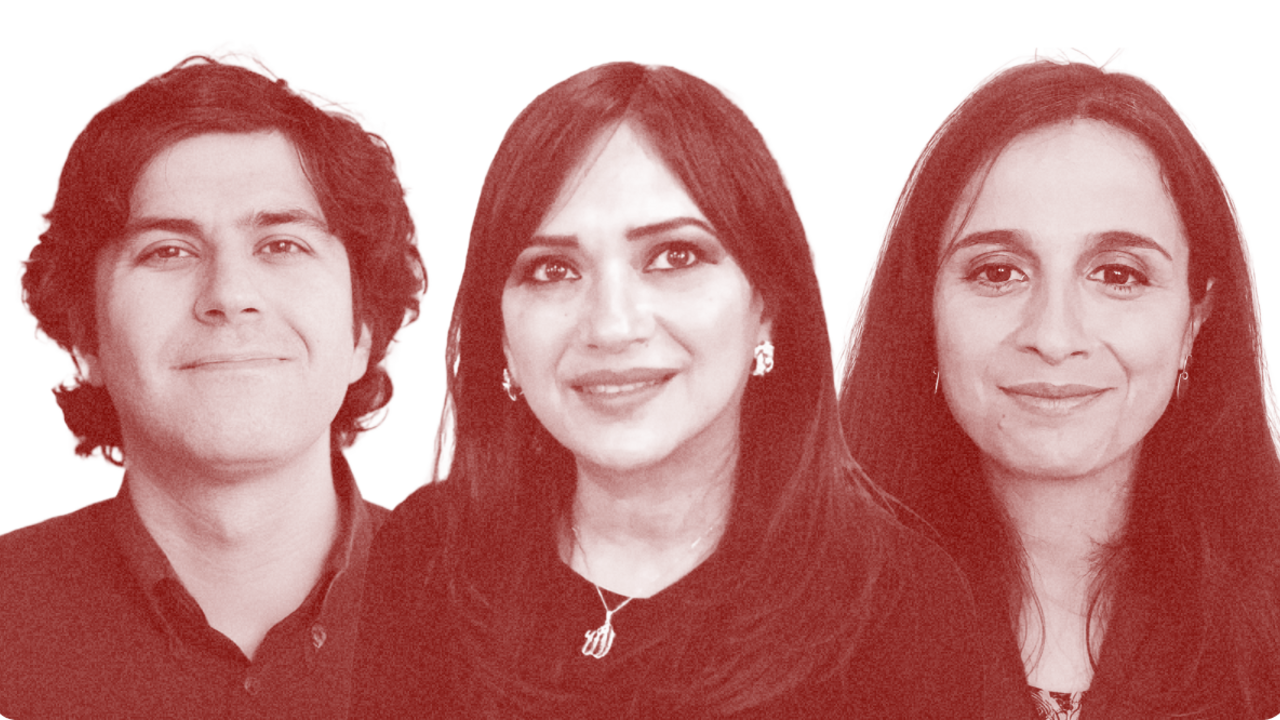 Adam Lucente, Amberin Zaman and Joyce Karam