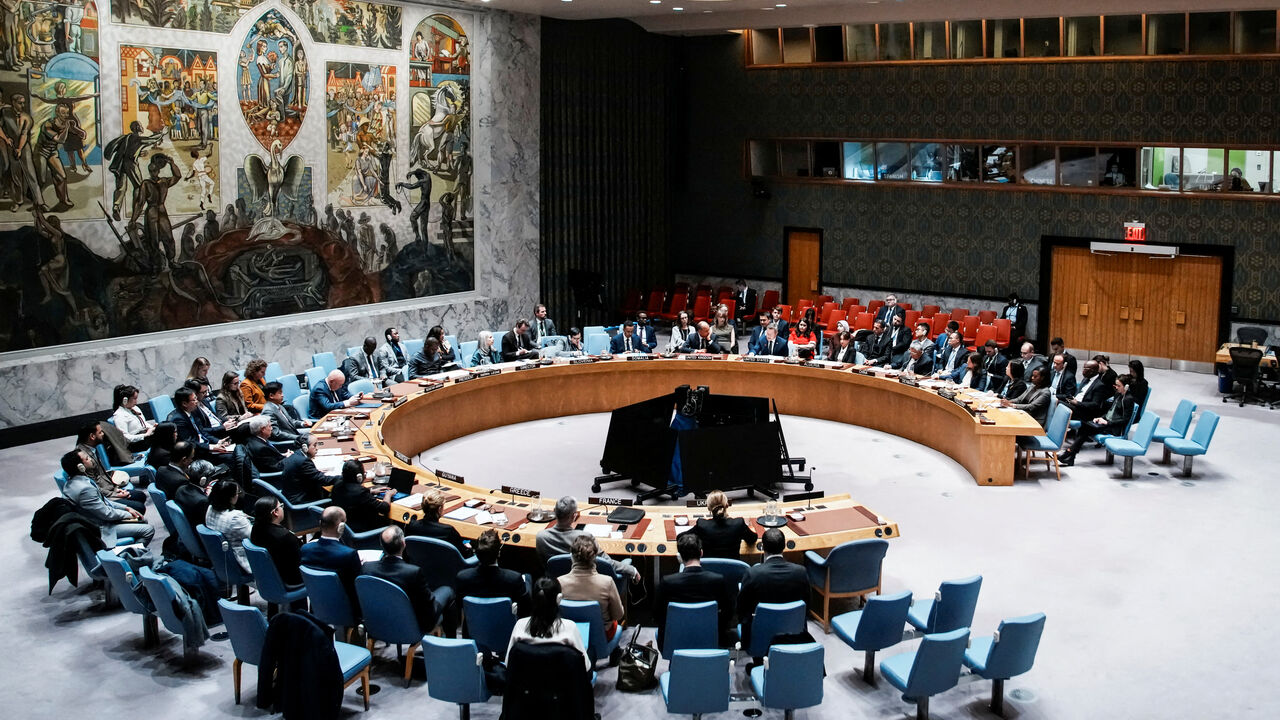 FILE PHOTO: U.S. Ambassador to the United Nations Michael Waltz addresses during a meeting of the United Nations Security Council after Ukraine’s President Volodymyr Zelenskiy received the draft of a new U.S.-backed plan to end Russia's war in Ukraine, at U.N. headquarters in New York City, U.S., November 20, 2025. REUTERS/Eduardo Munoz/File Photo