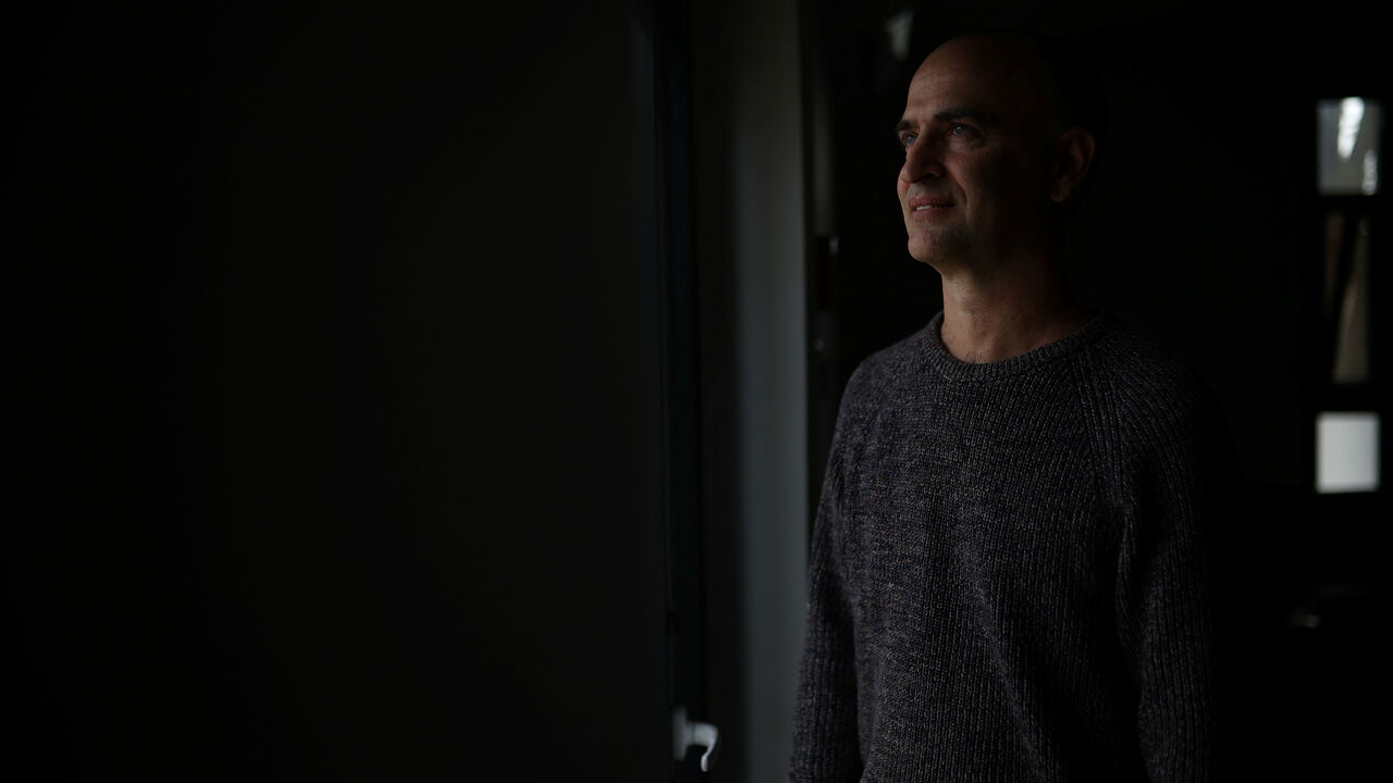 Clinical Psychologist Ronen Sidi, the director of the Combat Veterans Psychedelic Research Clinic at Emek Medical Center, looks on during an interview with Reuters in Afula, Israel December 15, 2025. REUTERS/Shir Torem