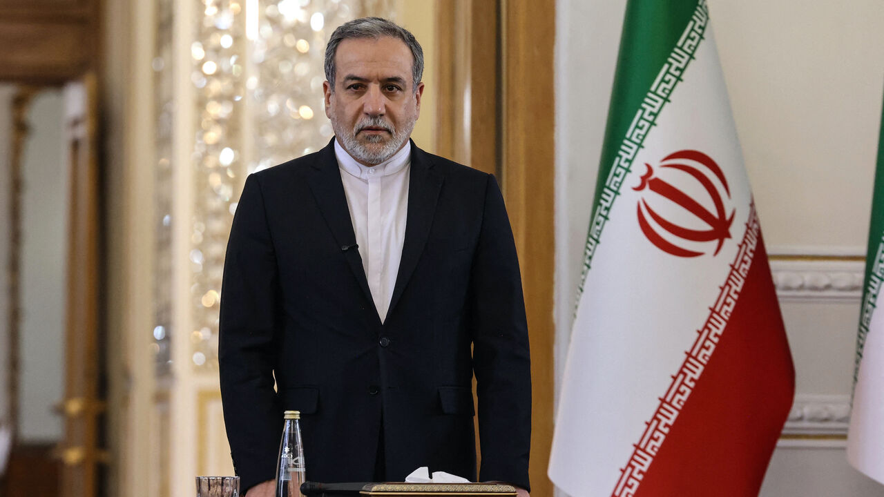 Iranian Foreign Minister Abbas Araghchi addresses foreign ambassadors to Iran, in Tehran on Oct. 5, 2025. 