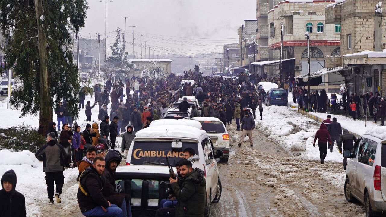 Earlier this week, residents in Kobane told AFP the enclave was flooded with people who had fled the Syrian army's advances