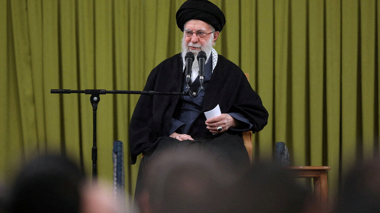 FILE PHOTO: Iran's Supreme Leader Ayatollah Ali Khamenei speaks during a meeting in Tehran, Iran, February 1, 2026. Office of the Iranian Supreme Leader/WANA (West Asia News Agency)/Handout via REUTERS ATTENTION EDITORS - THIS PICTURE WAS PROVIDED BY A THIRD PARTY./File Photo