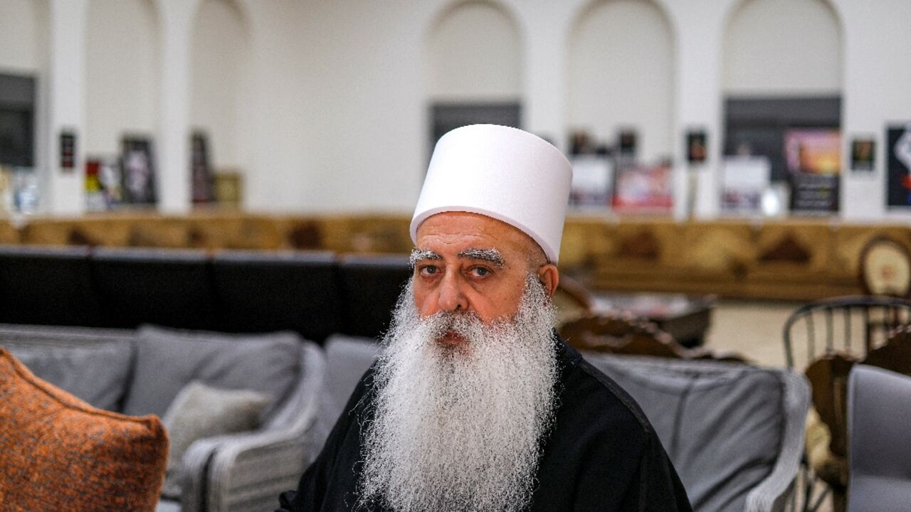 Sheikh Muafak Tarif is the spiritual leader of the Druze community in Israel