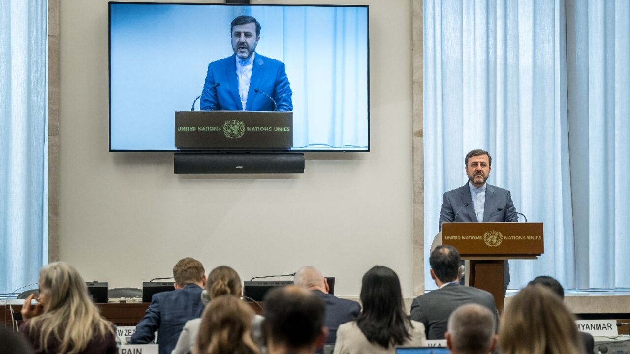 Iran's deputy foreign minister Kazem Gharibabadi spoke in Geneva at the Conference on Disarmament