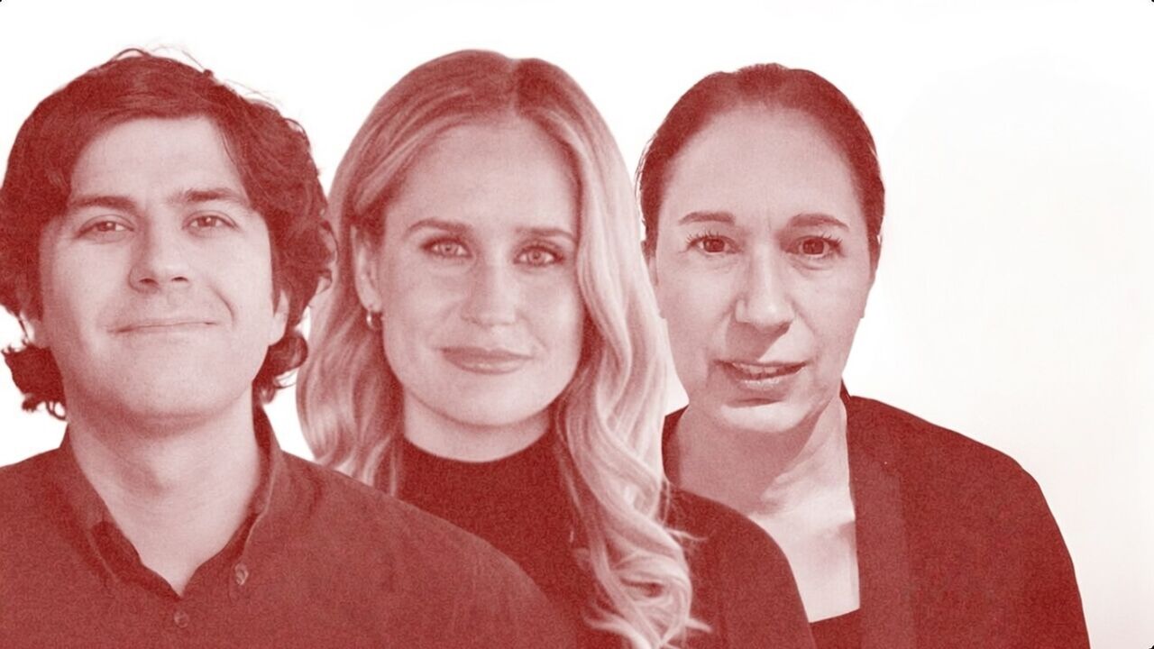 Adam Lucente, Elizabeth Hagedorn and Rina Bassist