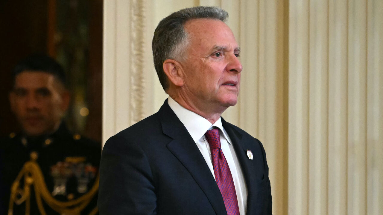US Special Envoy to the Middle East Steve Witkoff arrives for a press conference with the US president and Israel's prime minister in the East Room of the White House in Washington, DC, on Feb. 4, 2025. 
