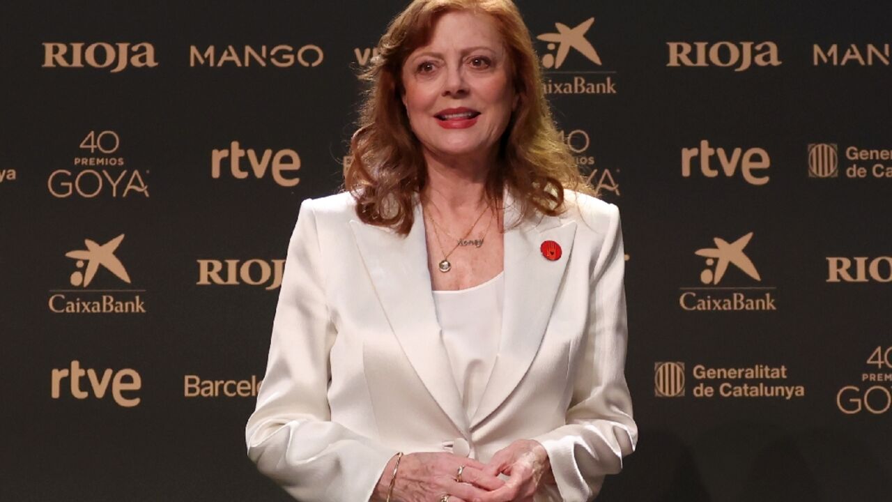 Sarandon was in Spain to receive an honour at Spain's Goya awards for Spanish cinema 