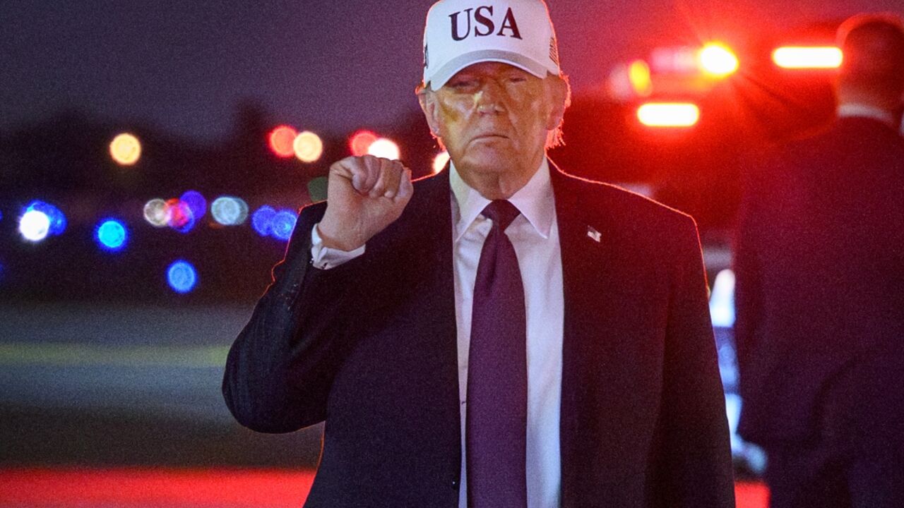 Trump later headed to Florida, where he announced the Iran strikes in a video message