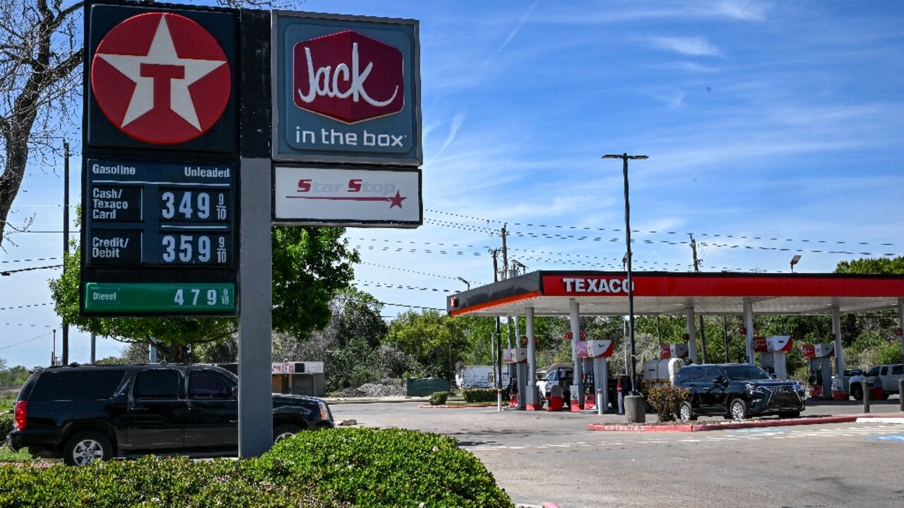 US gasoline prices have surged since war in the Middle East brought shipping through the Strait of Hormuz to a virtual halt