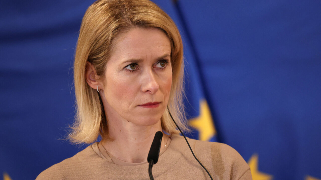 FILE PHOTO: European Union High Representative for Foreign Affairs and Security Policy and European Commission Vice-President Kaja Kallas attends a press conference in Krakow, Poland, February 20, 2026. REUTERS/Kuba Stezycki/File Photo