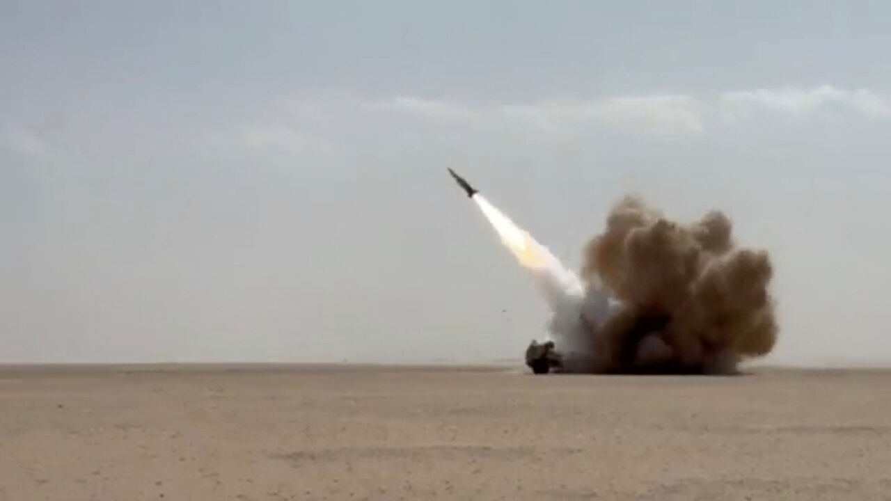 A screengrab from a video released by U.S. Central Command (CENTCOM) shows a missile being fired from an unknown location, released February 28, 2026, in this still image obtained from social media.    CENTCOM via X/Handout via REUTERS