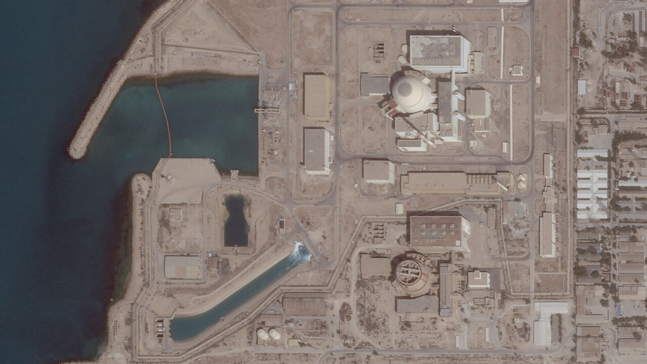 Satellite image shows the Bushehr Nuclear Power Plant, in Bushehr Province, Iran, May 26, 2025. 2025 Planet Labs PBC/Handout via REUTERS