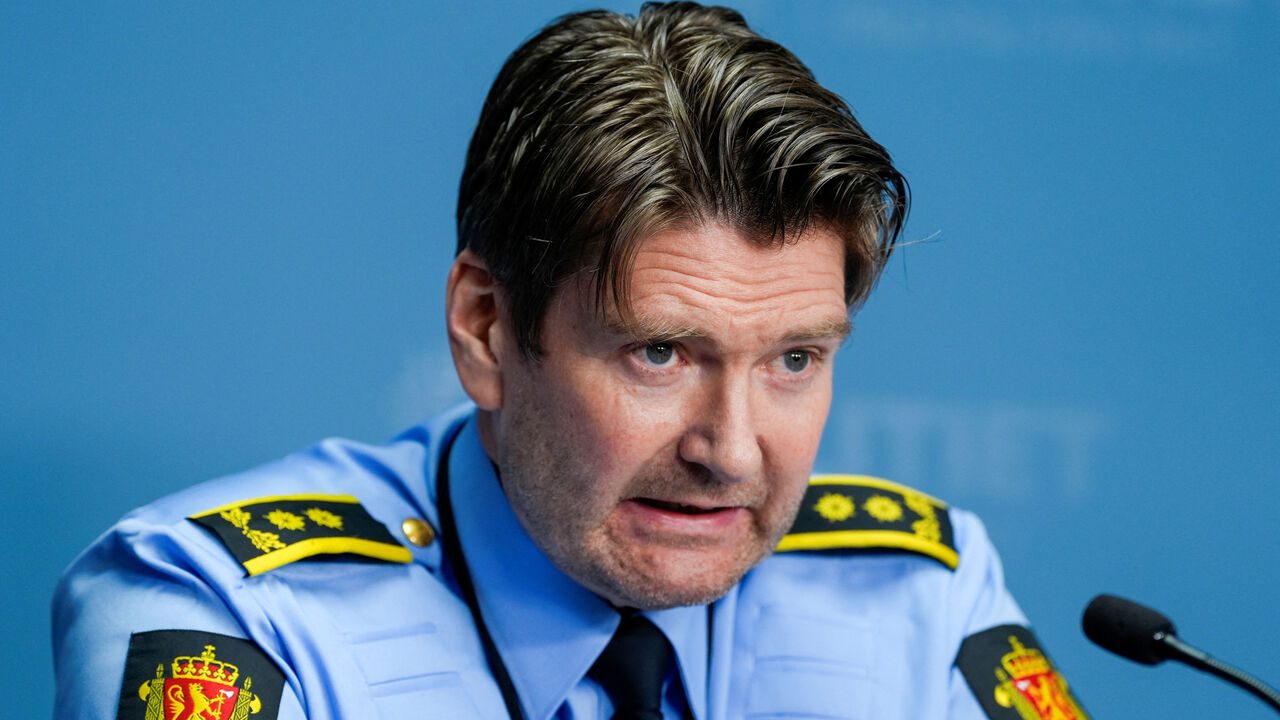 Police Attorney Christian Hatlo attends a press briefing at the police station about new developments in the investigation into the explosion at the U.S. embassy in Oslo, March 11, 2026. Lise Aserud/NTB/via REUTERS