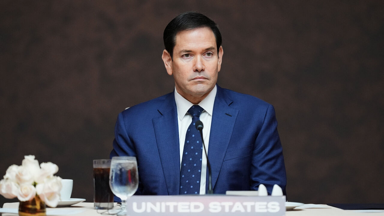 Secretary of State Marco Rubio attends a working lunch at the Shield of the Americas Summit at Trump National Doral Miami, in Doral, Florida, U.S., March 7, 2026. Rebecca Blackwell/Pool via REUTERS