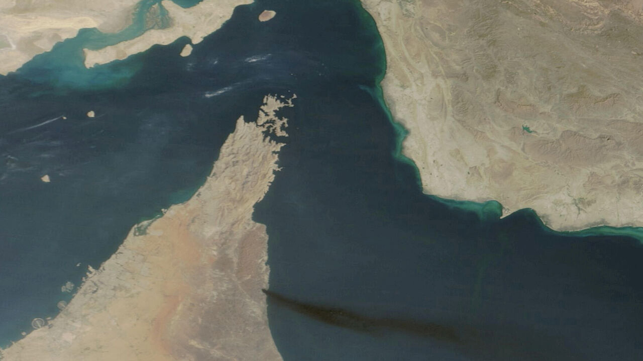 Satellite image shows smoke rising from UAE's Fujairah port, amid the U.S.-Israeli conflict with Iran, in Fujairah, United Arab Emirates, March 15, 2026. Nasa Worldview/Handout via REUTERS