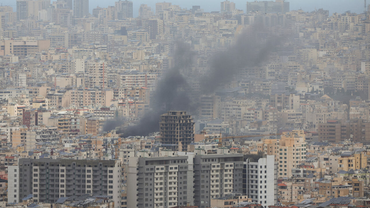 Smoke rises from Beirut's southern suburbs following an Israeli strike, amid escalating hostilities between Israel and Hezbollah, as the U.S.-Israel conflict with Iran continues, Lebanon, March 30, 2026. REUTERS/Adnan Abidi/File Photo