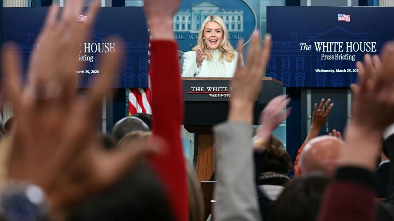 White House Press Secretary Karoline Leavitt said Iran was looking for an 'exit ramp' from the war