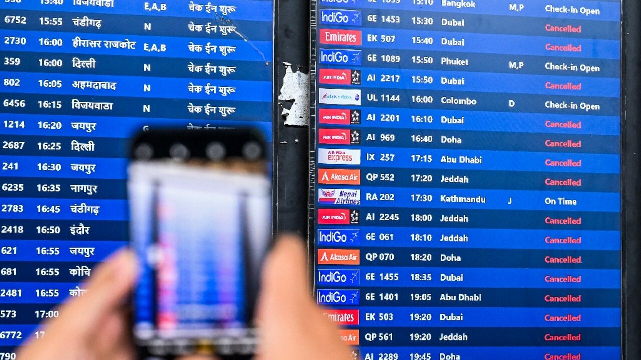 Tens of thousands of travellers are stranded in the Middle East as nearly 13,000 flights have been cancelled due to the conflict