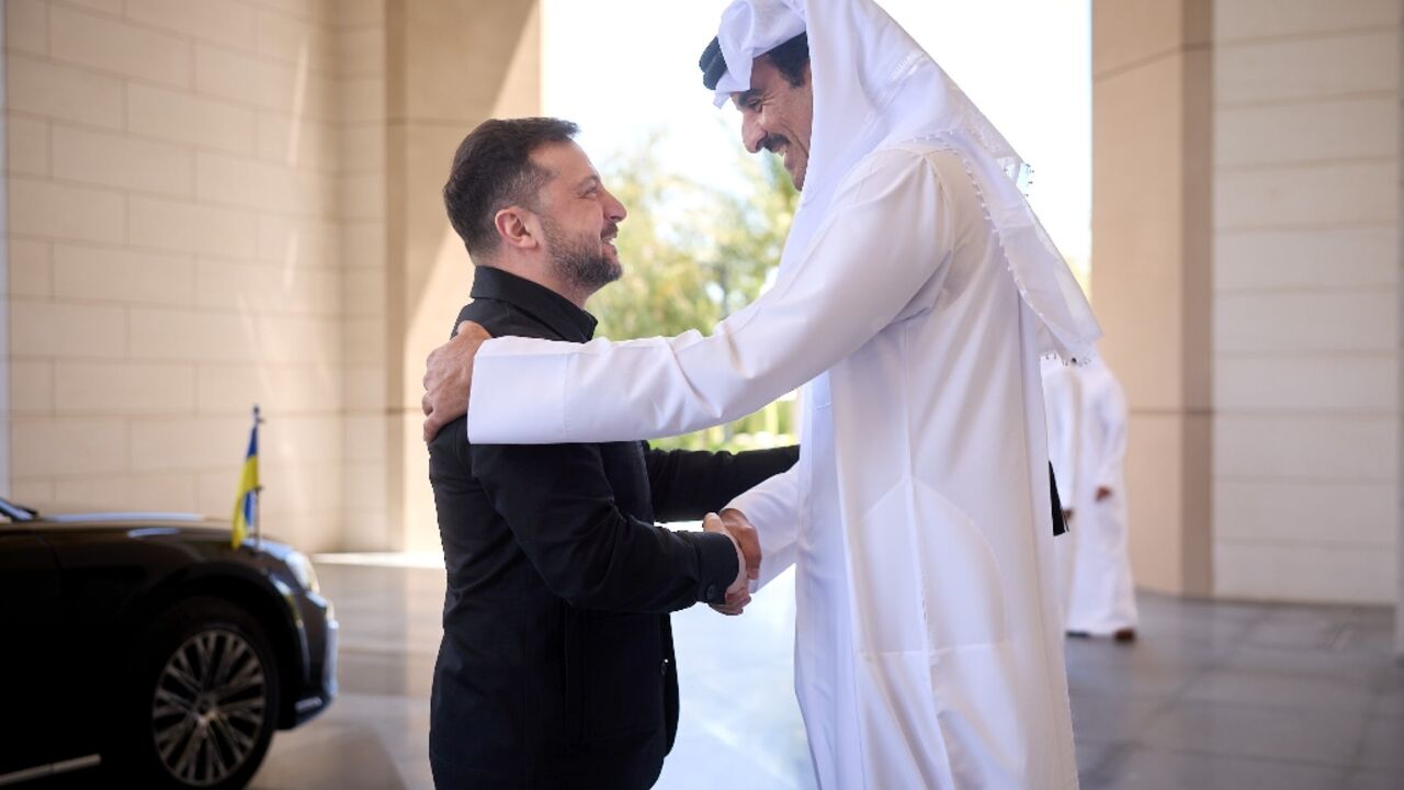 The Ukrainian leader has been on a whirlwind tour of the Gulf in recent days