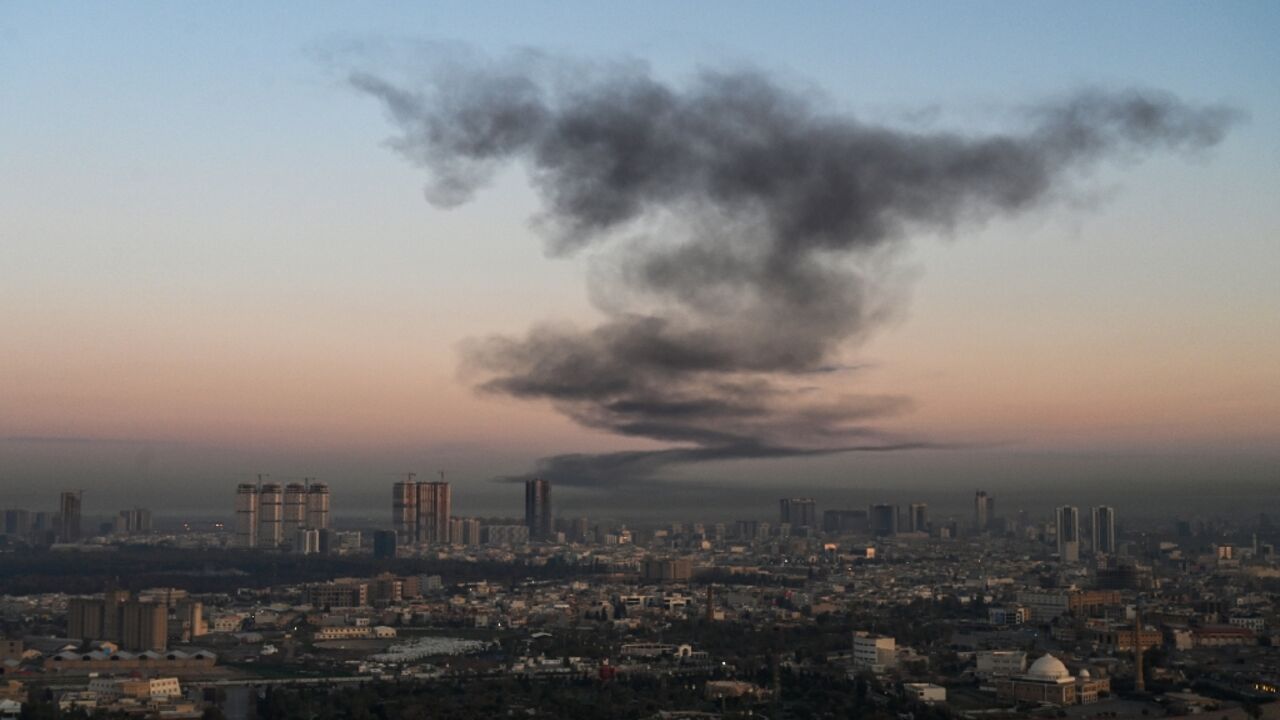 Air defences have shooting down drone attacks above Erbil in Iraq