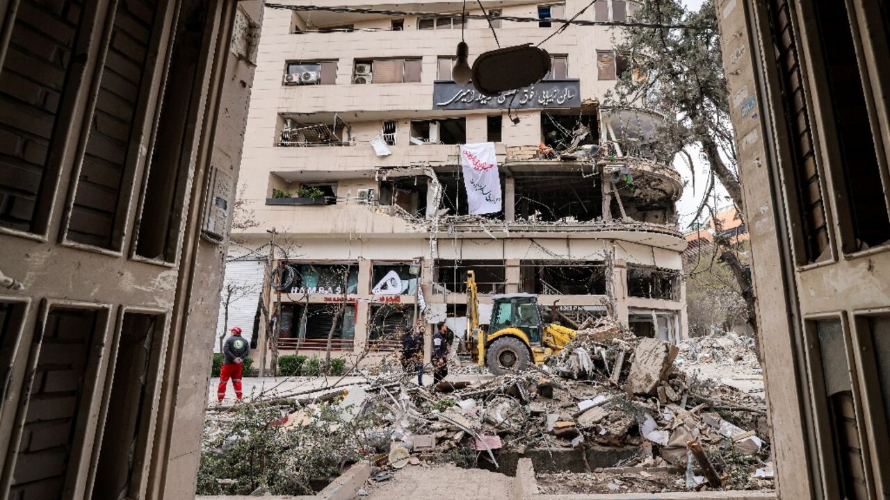 A missile hit the building housing the office of Qatari news network Al Araby TV in Tehran