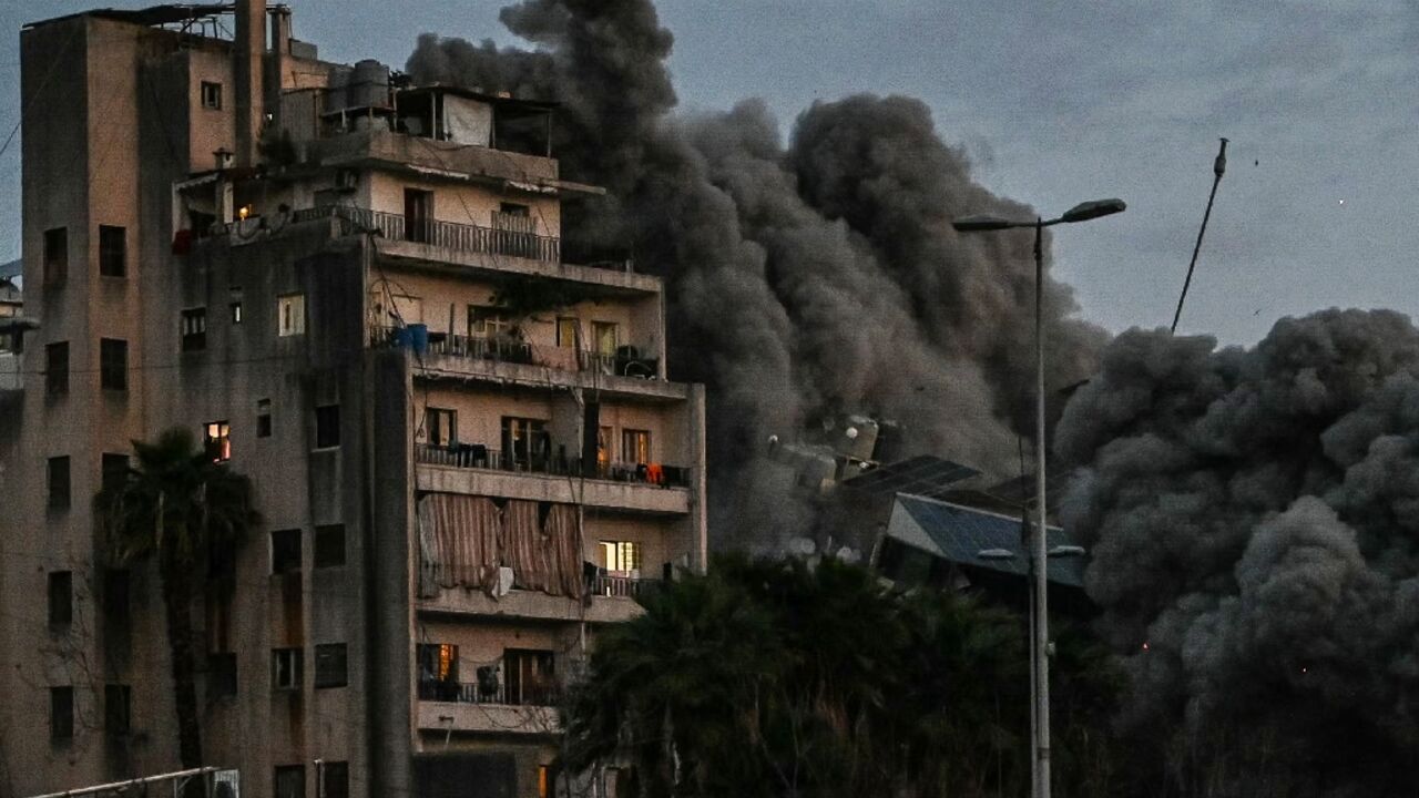 One building collapsed during Israel's strikes on Beirut on Wednesday