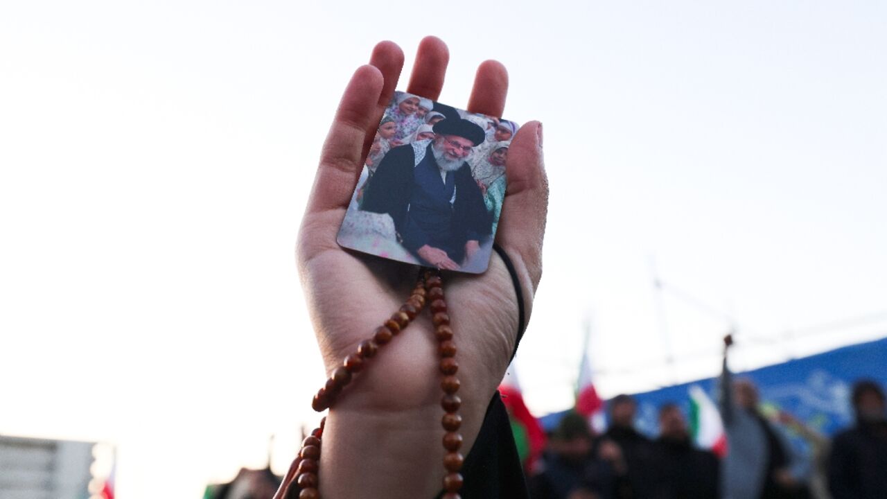 Thousands of people turn out at a central square in Tehran to mourn Iran’s supreme leader Ayatollah Ali Khamenei, who was killed in joint US and Israeli strikes