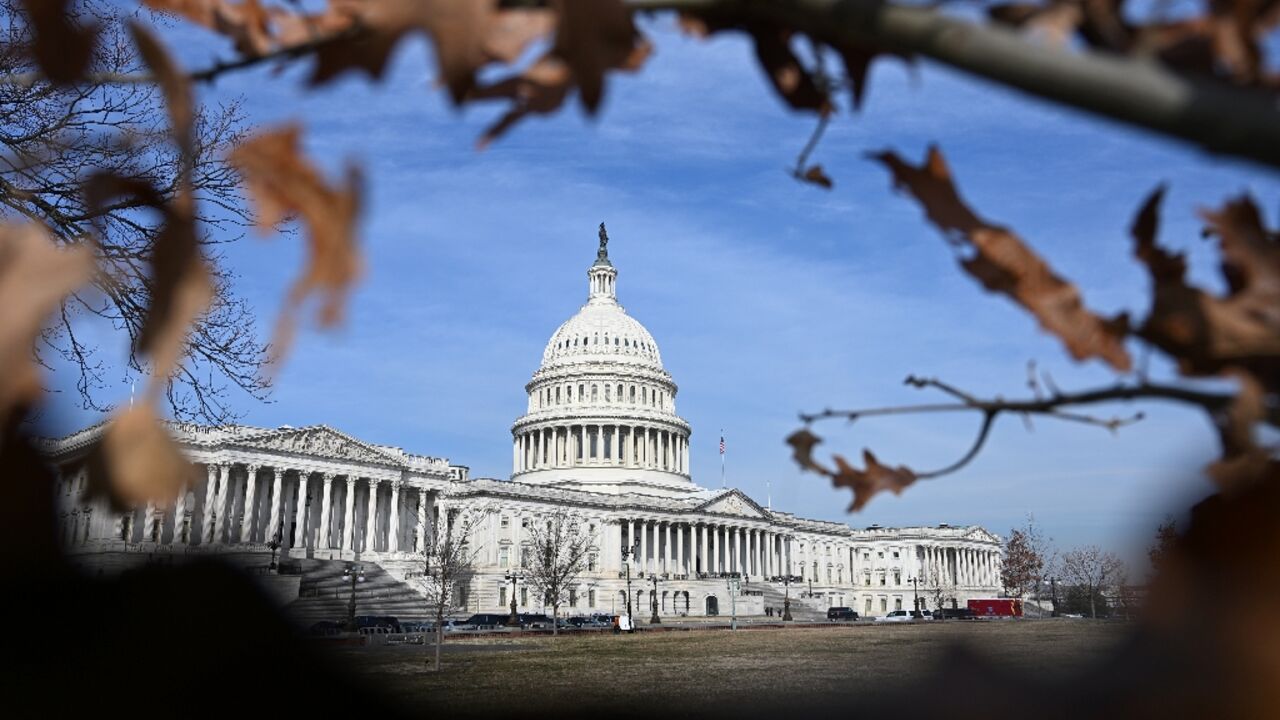 The US Congress, seen here, is the only body in America which can declare war

