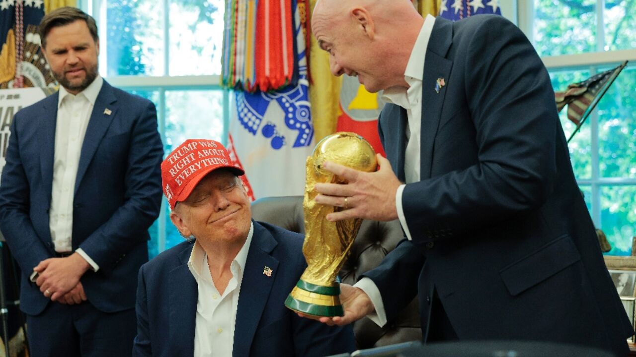 FIFA chief Gianni Infantino said he and US President Donald Trump had discussed the Iranian team's participation at the upcoming World Cup 