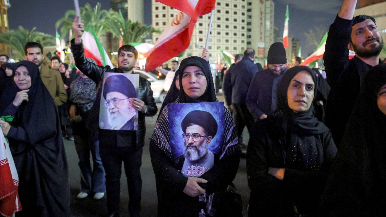 Mourners gathered in Tehran