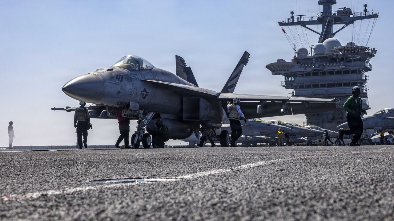 Strike Fighter Squadron (VFA) 151 conducts flight operations aboard USS Abraham Lincoln (CVN 72) in the Arabian Sea.