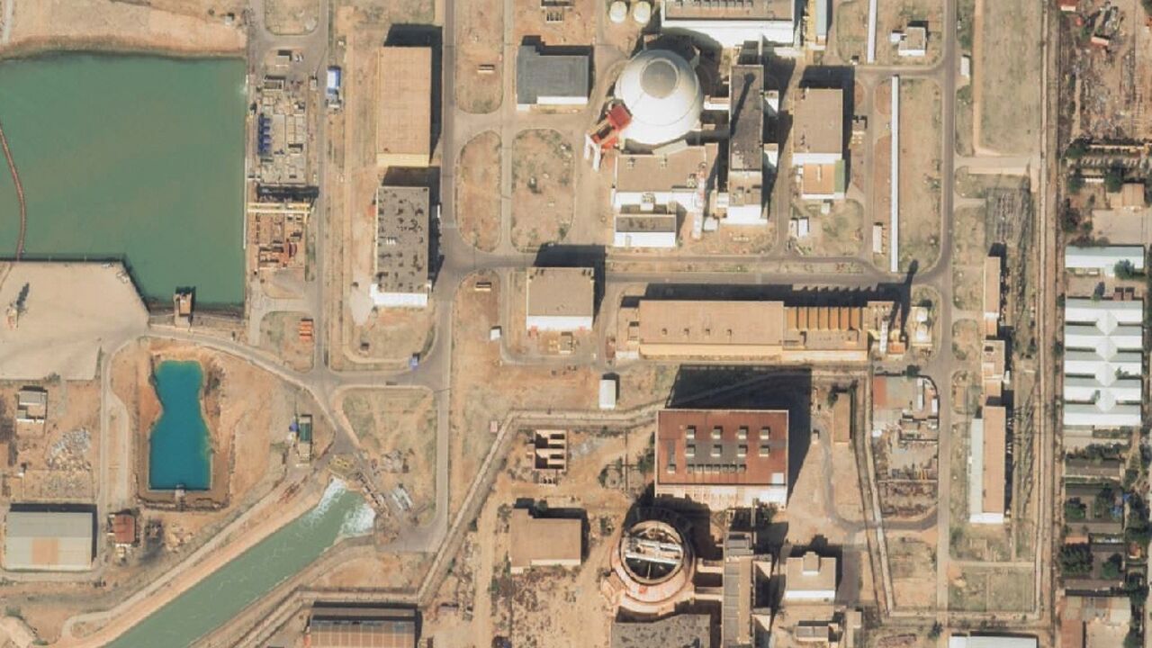 Bushehr nuclear station, pictured here on January 1, 2025, has been hit several times since the war began