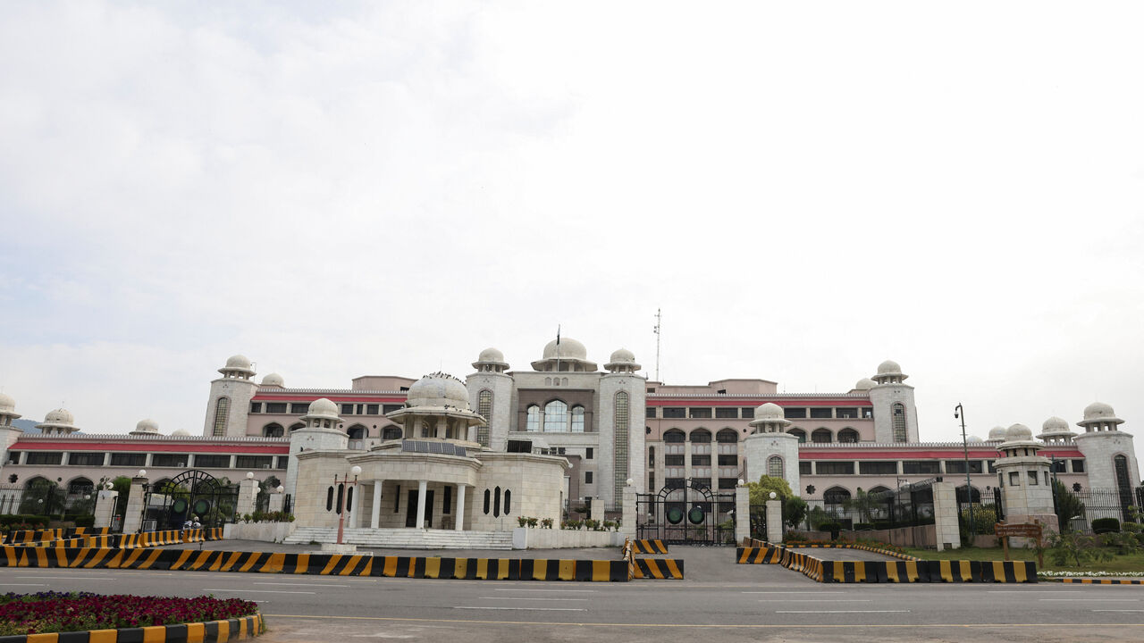The Prime Minister's House building, as delegations from the United States and Iran are expected to hold high-stakes talks, in Islamabad, Pakistan, April 11, 2026. REUTERS/Akhtar Soomro
