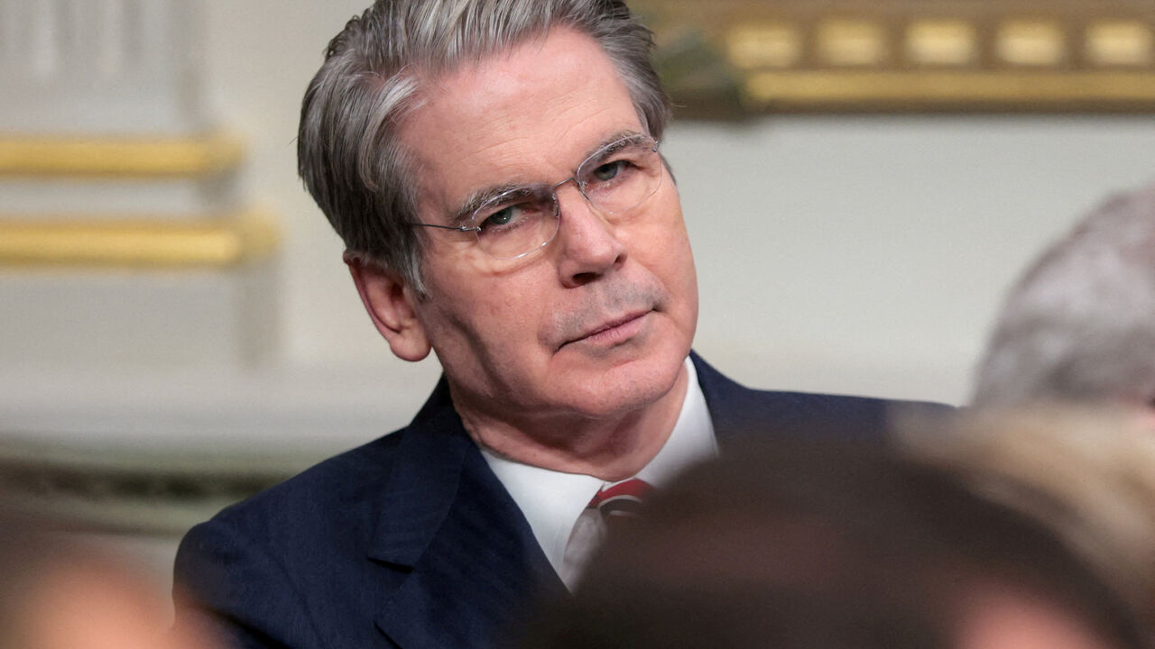 FILE PHOTO: U.S. Treasury Secretary Scott Bessent in Washington, D.C., U.S., March 27, 2026. REUTERS/Jonathan Ernst  /File Photo