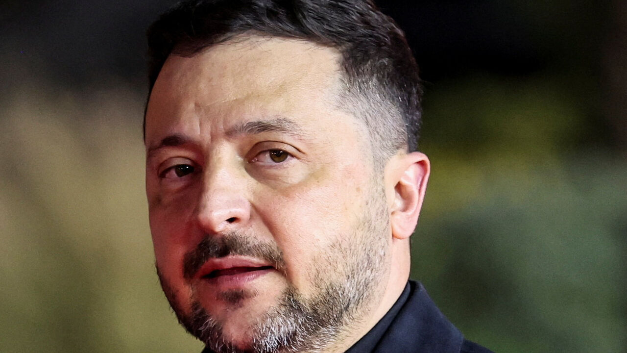 Ukraine's President Volodymyr Zelenskiy arrives to attend an informal European leaders' summit in Ayia Napa, Cyprus April 23, 2026. REUTERS/Yiannis Kourtoglou/File Photo