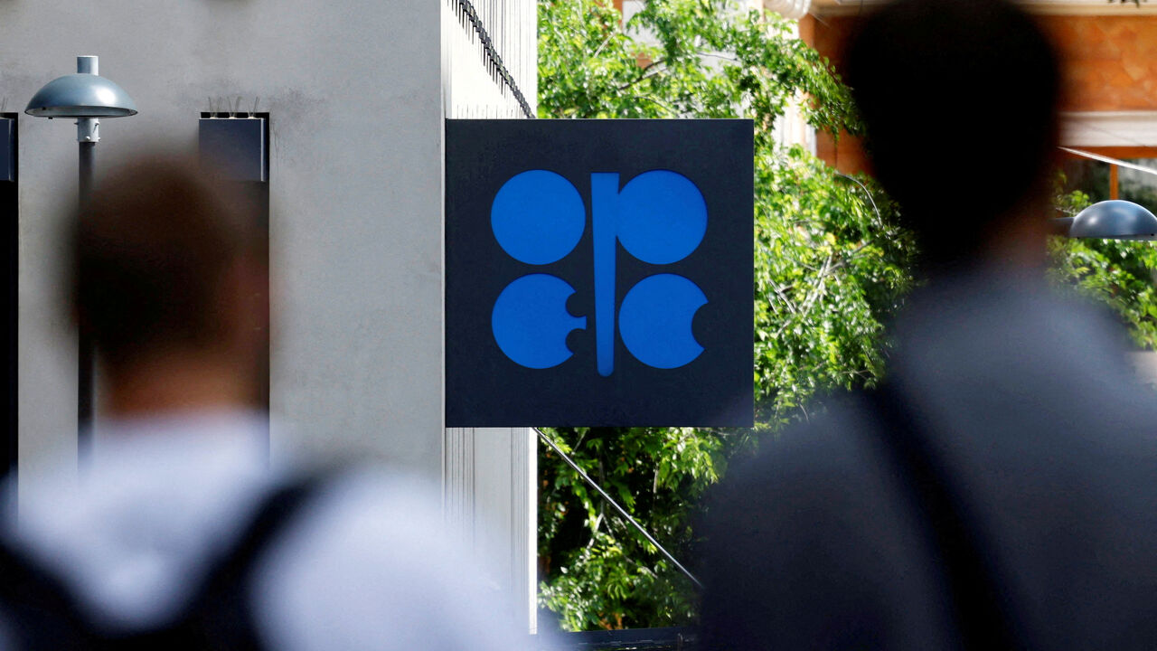 FILE PHOTO: A view shows the logo of the Organization of the Petroleum Exporting Countries (OPEC) outside its headquarters in Vienna, Austria, May 28, 2024. REUTERS/Leonhard Foeger/File Photo