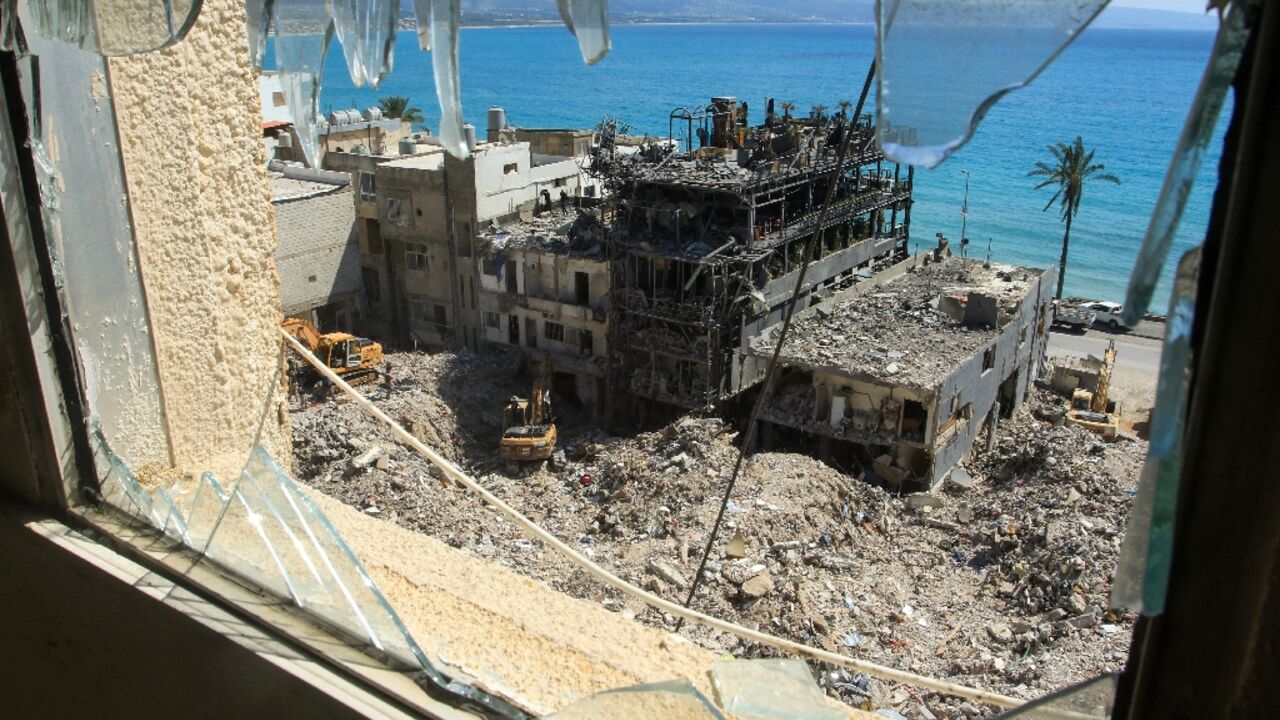 The Israeli strike on Tyre destroyed several buildings