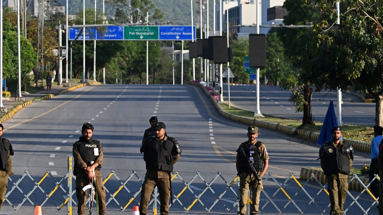Islamabad's capital remained under tight security restrictions, despite the face that talks remained in limbo