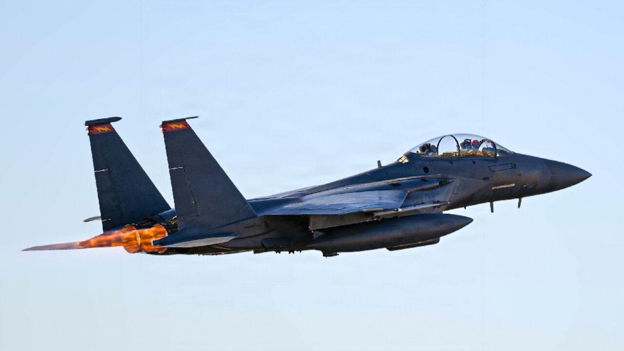 The US Air Force said the F-15E Strike Eagle is 'designed to perform air-to-air and air-to-ground missions'
