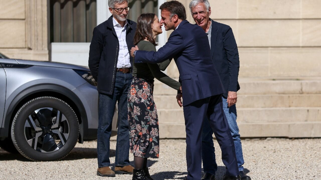 Cecile Kohler, 41, and Jacques Paris, 72, arrived in Paris on a commercial flight on Wednesday