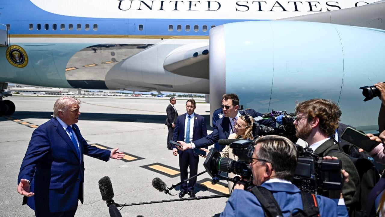 US President Donald Trump says he scrapped a trip by his envoys to attend peace talks with Iran because he was unimpressed with Tehran's negotiating position